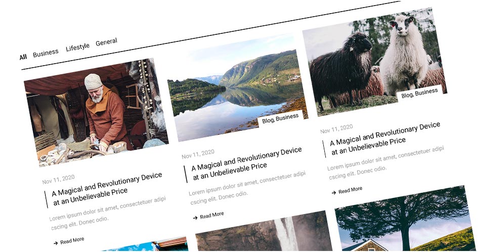 New Divi layouts for WooCommerce plus 6 filterable blog modules