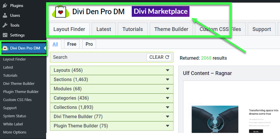 [Critical Update] Divi Marketplace version of Divi Den Pro DM