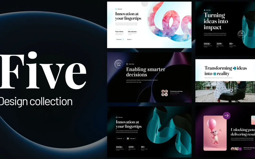 Five: A New Premium Design Collection for Divi Theme