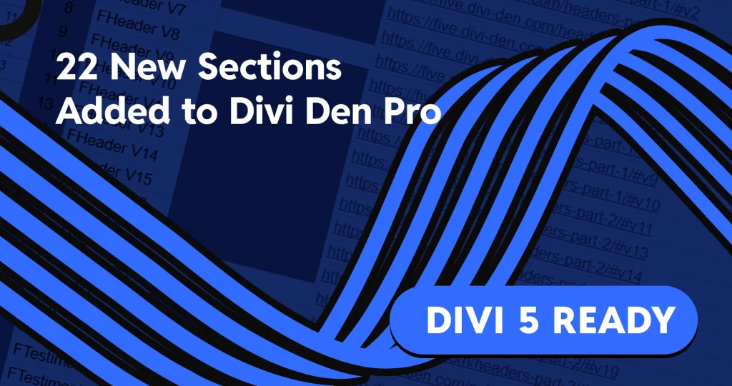 Divi 5 ready layouts 22 Divi 5 ready modules and sections