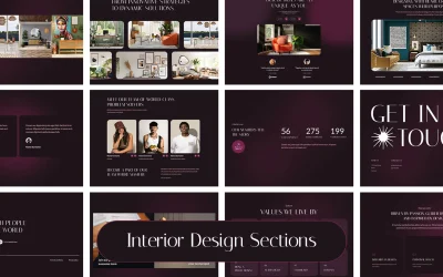 We've broken down our Interior Design starter site into 17 individual sections you can use anywhere. Blurbs, headers, CTAs, and more—all Divi 5, all ready to import. Plus, tomorrow brings starter site number two.