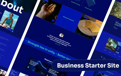 We've added starter site number three to Divi Den Pro: a complete Business theme with 4 pages, all built with Divi 5. It's the third of 20 starter sites we're rolling out.