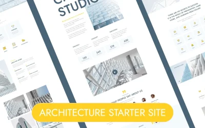 Divi 5 Starter Sites: Architecture (Sixth of 20 Coming to Divi Den Pro)