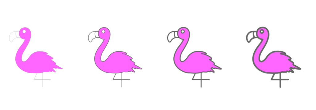Stroke width control examples