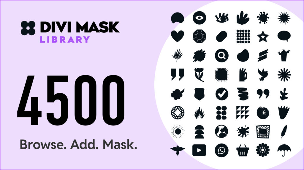 Divi Mask Library by Divi Den 