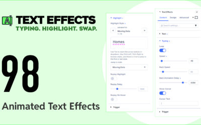 Divi Text Effects by Divi Den
